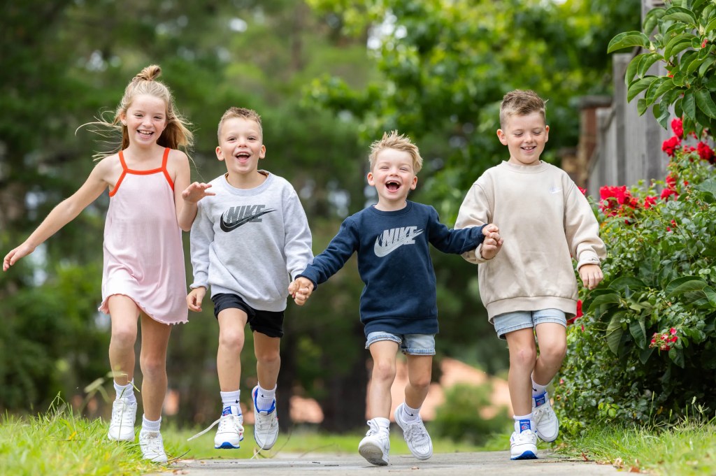RCH Patient Ollie with his siblings